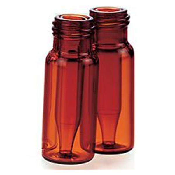 Vial Glass Amber 300uL 100/Pk