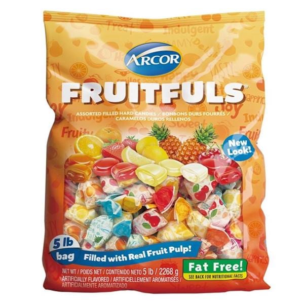 Assorted Fruit-Filled Candies 5 Lb Ea