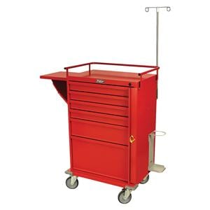 V-Series Crash Cart 67.4x33-1/4x22" (4) 5" Caster