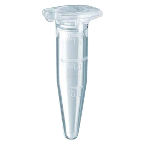 Safe-Lock Microcentrifuge Tube Polypropylene 1.5mL Autoclavable 500/Pk