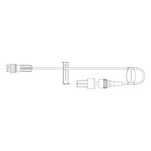 IV Extension Set Needleless 6-1/2" Spin Male Luer Lock 100/Ca