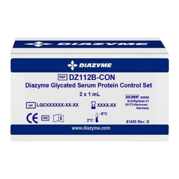 Diazyme Laboratories Fructosamine Normal Control 2x1mL For Analyzer Ea