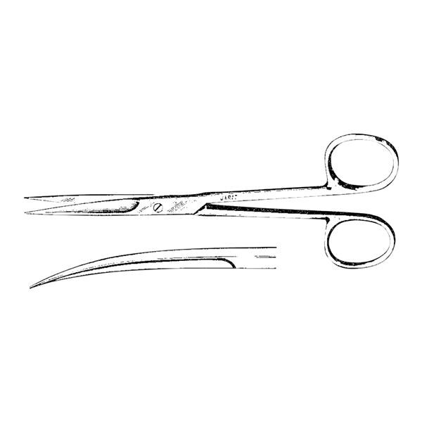 Deaver Operating Scissors Curved 5-1/2" Stainless Steel Ea