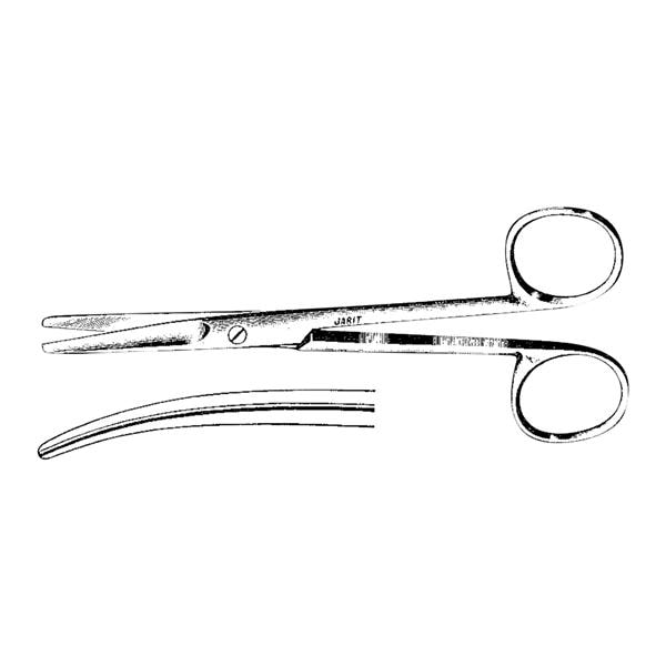 Mayo Scissors Curved 5-1/2" Stainless Steel Ea