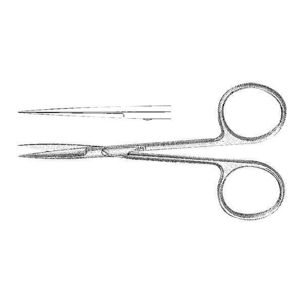 Iris Scissors Straight 4-1/8" Swedish Steel Ea