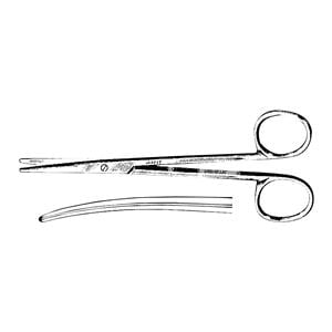 Metzenbaum-Lahey Operating Scissors Curved 5-3/4" Stainless Steel Ea