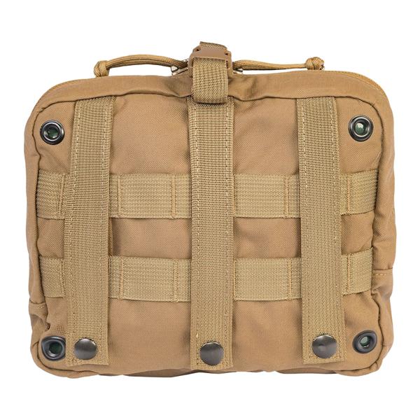 Nar-4 Chest Pouch 7.75x9.75x4.5" Coyote Zipper Closure No Handle