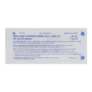 Lidocaine Urojet Topical Jelly 2% Preservative Free Prefilled Syringe 20mL 25/Pk