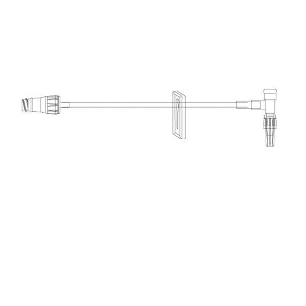 Lifeshield IV Extension Set 5" Option-Lok Male Adapter 120/Ca