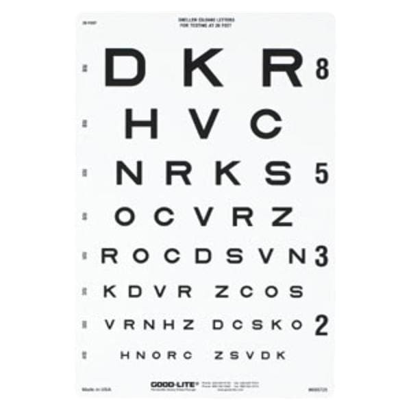 Vsn Sloan Letters Chart Ea