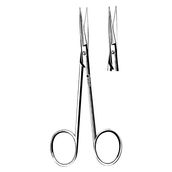 Sklarlite Iris Scissors Straight 3-1/2" Stainless Steel Non-Sterile Reusable Ea