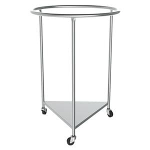 Hamper Linen Stainless Steel 25x35" Silver Ea