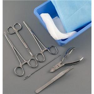 Nail Removal Tray CSR Wrap 24x24"/Scissors/Forceps