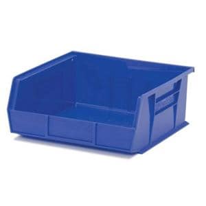 Organizer Bin Royal Blue Heavy Duty Polymer With Label Slot 11x10-7/8x5" Ea