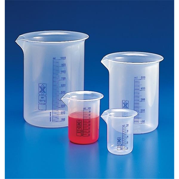 Griffin Beaker Polypropylene Clear 250mL Ea