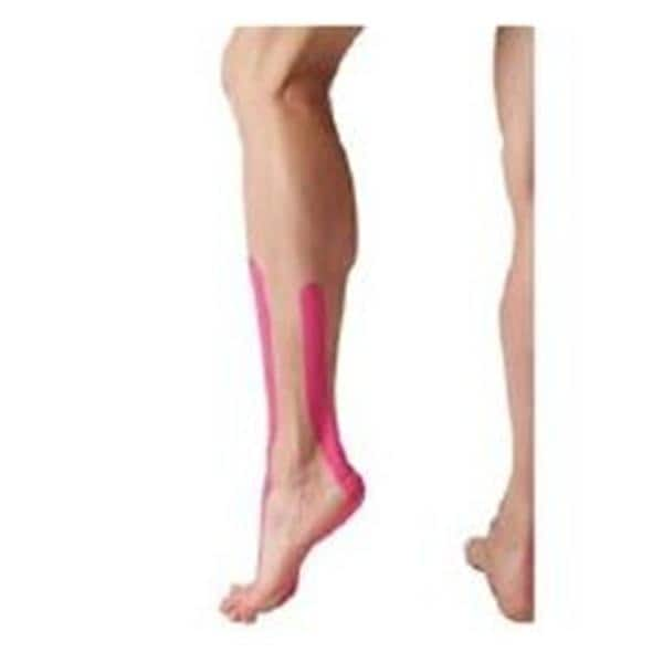 SpiderTech Kinesiology Tape 100% Cotton/Poly Acrylic Pre Cut Pink NS 5/Bx