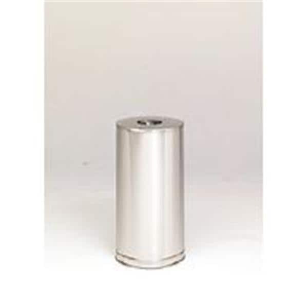 Can Trash Rubbermaid Stainless Steel 15x28" 15gal Ea