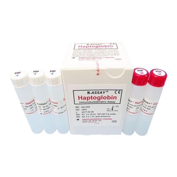 Haptoglobin Test Kit R1 3x18mL/R2 2x7mL Ea