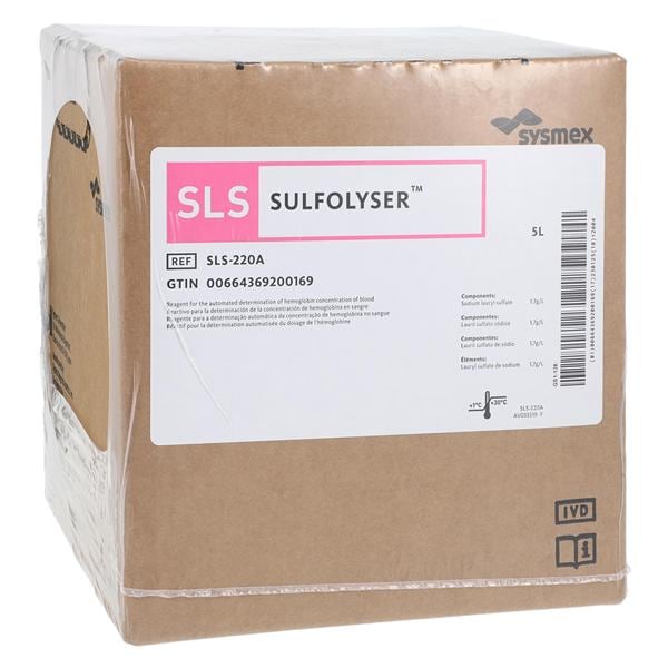 Sulfolyser Hematology Reagent 5L 1/Bx