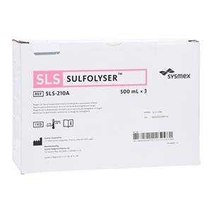 Sysmex Sulfolyser Reagent 3x500mL For Sysmex Analyzer 3/Bx