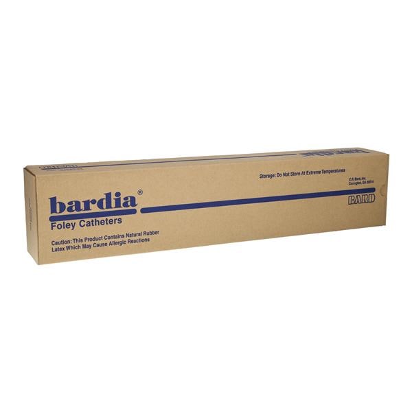 Bardia Catheter Foley 12Fr 5cc Md Tp Silicone Elastomer Coated 2-Way 16" 12/Ca