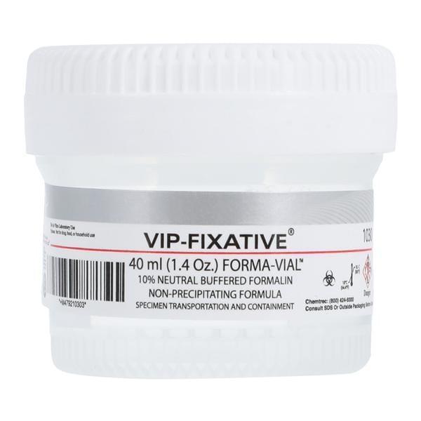 Prefilled Solution Formalin 10% 40mL 98/Ca