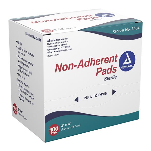 Cotton Gauze Pad 3x4" 12 Ply Sterile Non-Adherent Absorbent