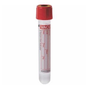 Vacuette Venous Blood Collection Tube Red/Yellow 13x75mm 3.5mL Pl-Cp Plstc 50/Pk, 24 PK/CA