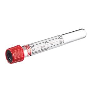 Vacuette Venous Blood Collection Tube Red/Black 6mL Plastic 50/Pk