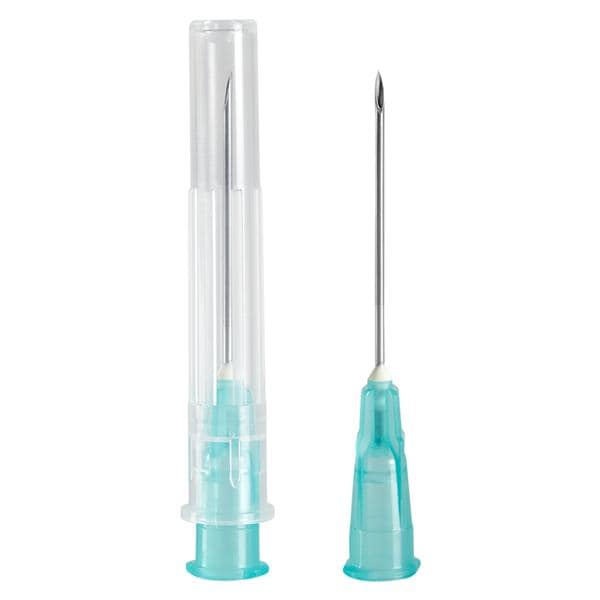 Hypodermic Needle 21gx1" Green Conventional 100/Bx