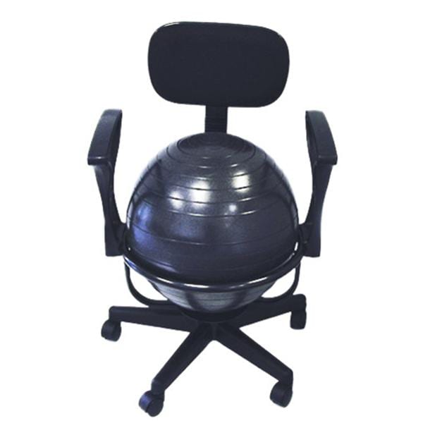 CanDo Stabilizer Ball Chair Plastic 5cm Black