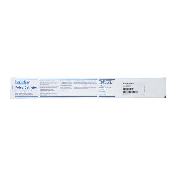 Bardia 2-Way Foley Catheter Medium Tip Silicone 22Fr 5cc, 12 EA/CA