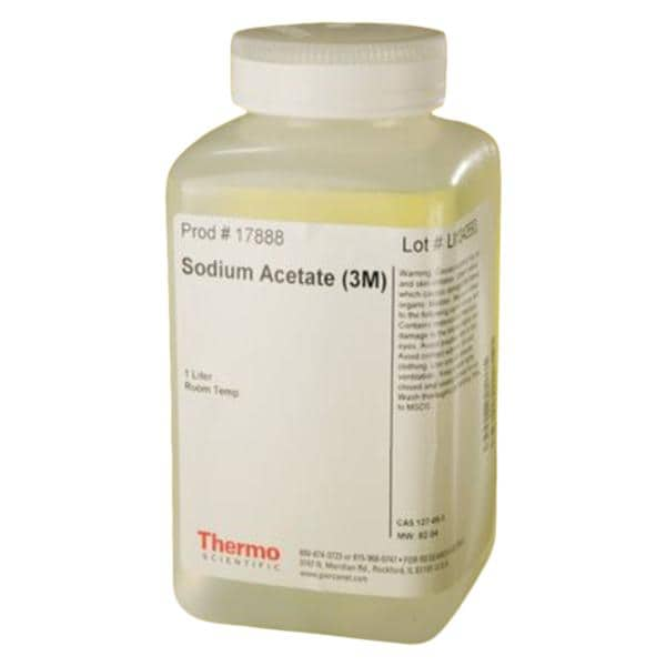 Pierce Sodium Acetate (3M) Reagent Clear 1L Ea