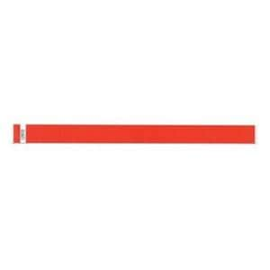 Tytan-Band Identification Wristband Tyvek Red Adult 500/Pk