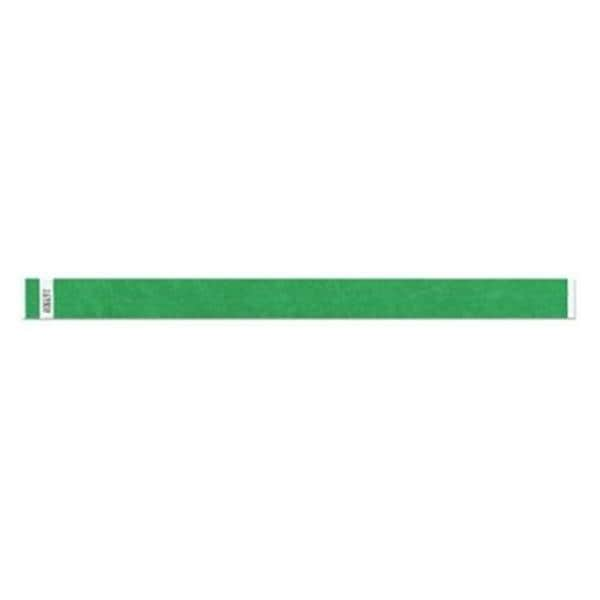 Tytan-Band Identification Wristband Tyvek Green Adult 500/Pk