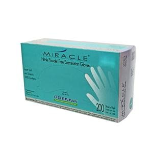 Miracle Nitrile Exam Gloves Large Blue Non-Sterile