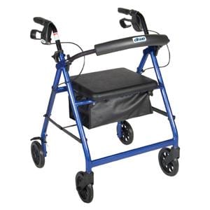 Walker Rollator 300lb Capacity Adult 6" Wheels