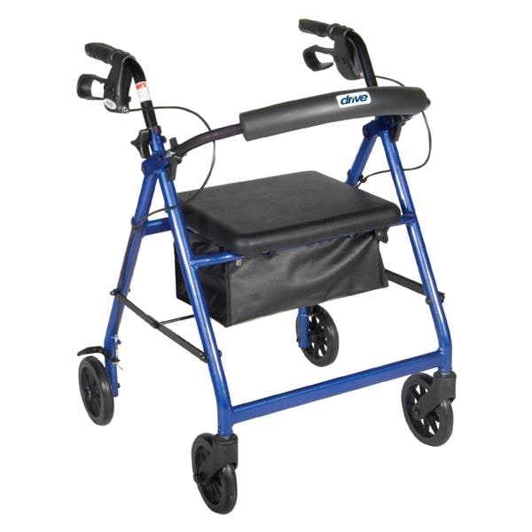 Walker Rollator 300lb Capacity Adult 6" Wheels