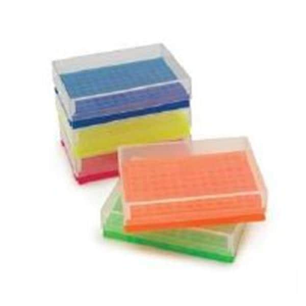 Cryobank Specimen Storage Polycarbonate Assorted Colors 64/Pk