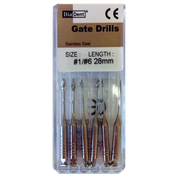 Gates Glidden Drill 28 mm Size 1 6/Pk