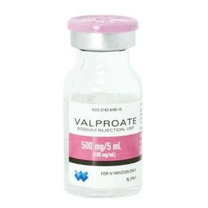 Valproate Sodium Injection 100mg/mL SDV 5mL 10/Package