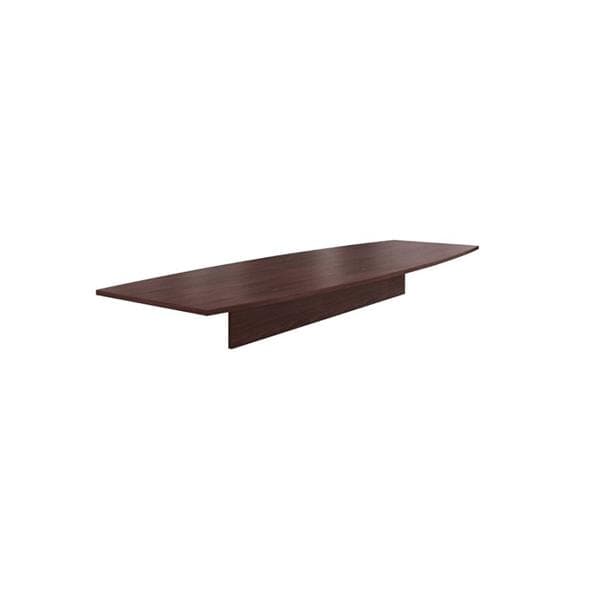 Boat-Shaped Conference Table Top Mahogany Ea