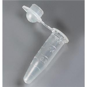 PCR Tube Polypropylene 0.6mL Autoclavable 1000/Pk