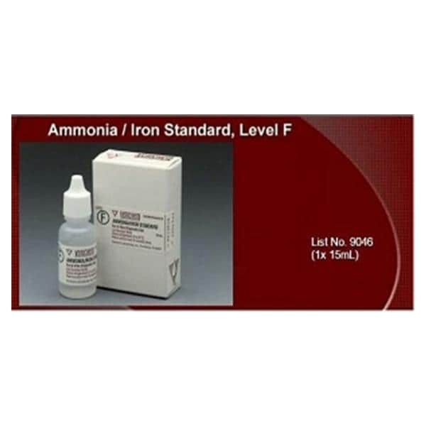 Ammonia/Iron Test Kit For Analyzer 1x15mL Ea