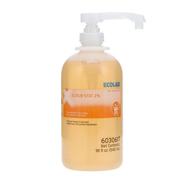 Scrub-Stat Surgical Scrub Handwash 540 mL Disposacare Dispenser Floral 12/Ca