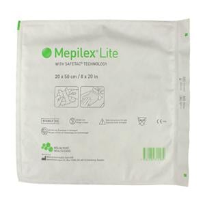 Mepilex Lite Foam Neuro Dressing 8x20" Sterile Patties Adherent Adhesive Abs LF