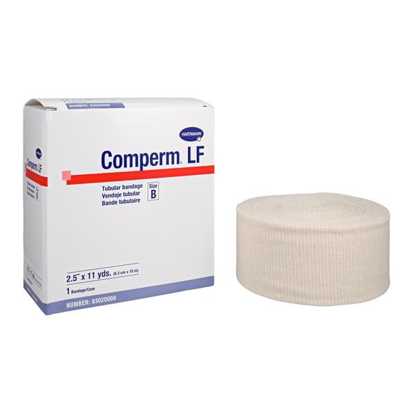 Comperm Tubular Bandage Cotton Knit 2.5"x11yd Off-White 1/Bx