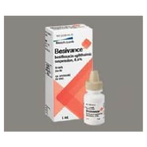 Besivance Ophthalmic Suspension 0.6% Bottle 5mL Ea