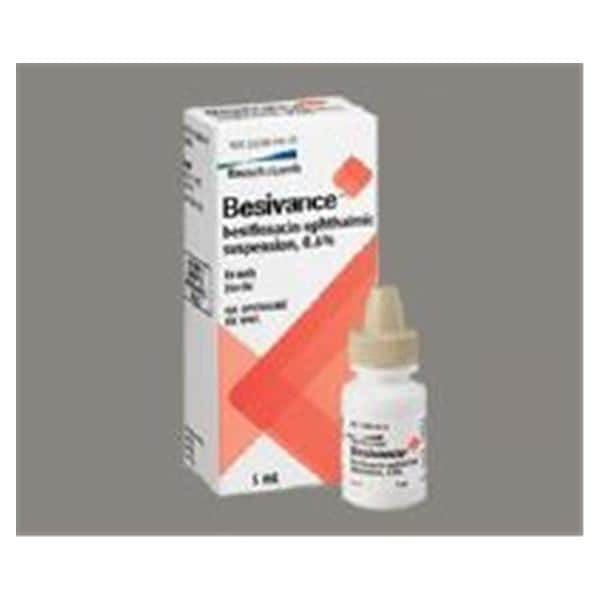 Besivance Ophthalmic Suspension 0.6% Bottle 5mL Ea