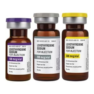 Levothyroxine Sodium Injection 200mcg/Vl Powder SDV 10mL Each